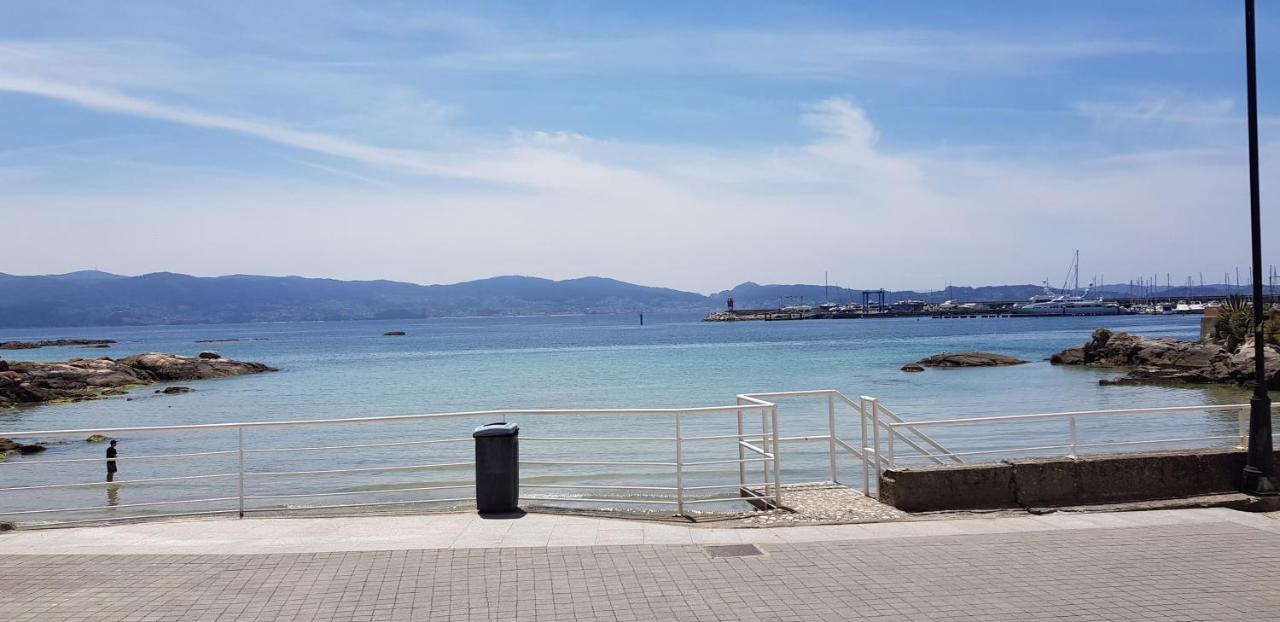 Piso Exterior A Escasos Metros De La Playa Panadeira Con Plaza De Garaje Apartment Sanxenxo Bagian luar foto