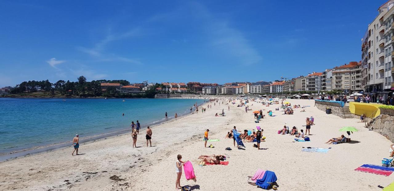 Piso Exterior A Escasos Metros De La Playa Panadeira Con Plaza De Garaje Apartment Sanxenxo Bagian luar foto